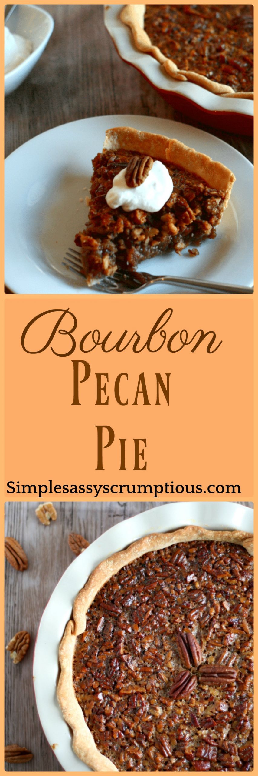 Epicurious Pecan Pie
 Bourbon Pecan Pie