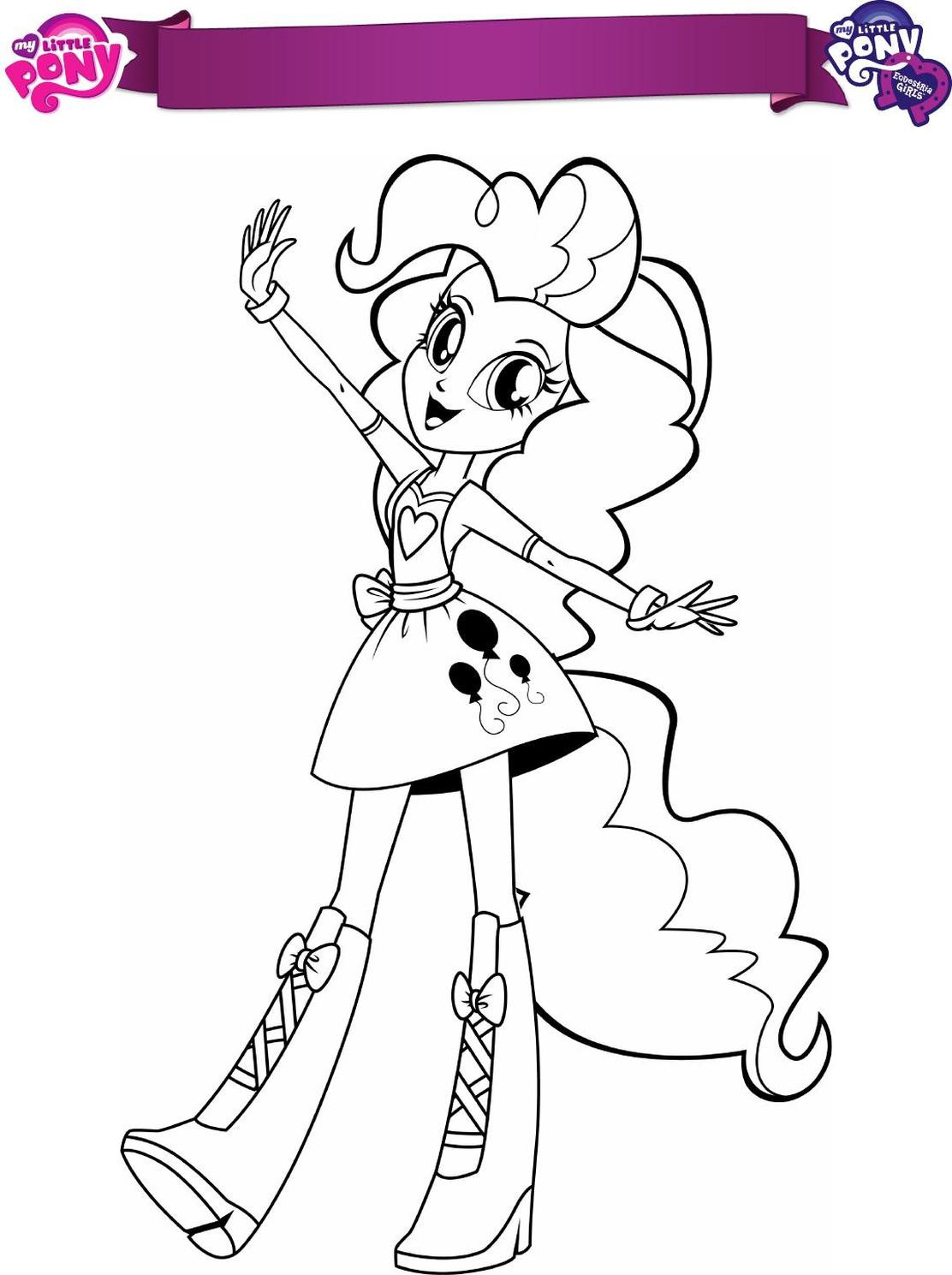Equestria Girls Pinkie Pie Coloring Pages
 Get This Equestria Girls Coloring Pages Pony Pinkie Pie