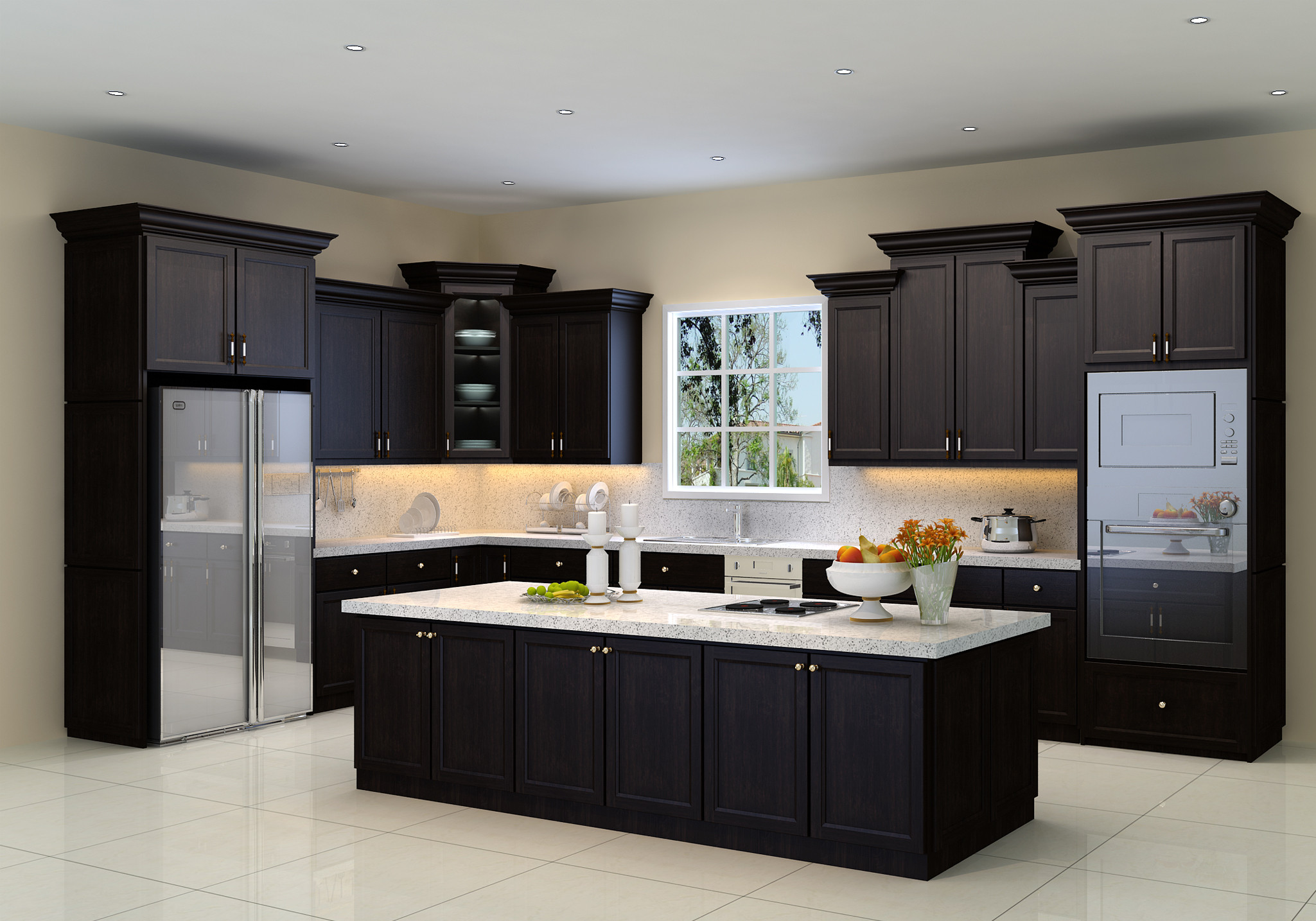 Espresso Kitchen Cabinets
 Kitchen Cabinets and Bathroom Cabinetry