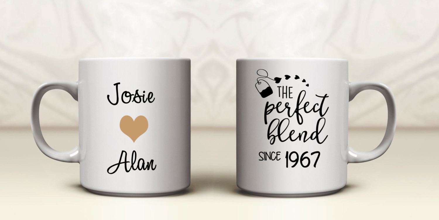 Etsy Wedding Gifts
 50th Anniversary Gifts Golden Wedding Anniversary Gift Tea