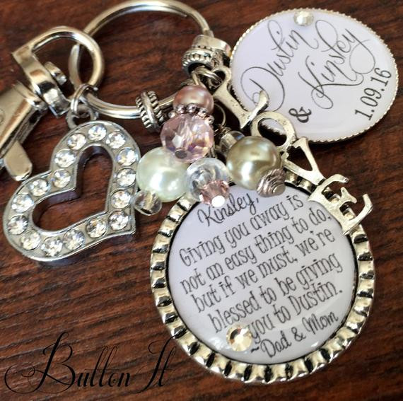 Etsy Wedding Gifts
 Wedding t for BRIDE bridal bouquet charm daughter