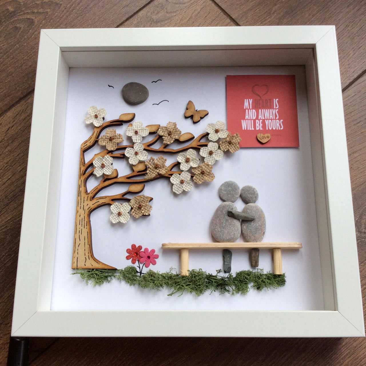 Etsy Wedding Gifts
 Pebble Art Wedding t for him t for couple wall art