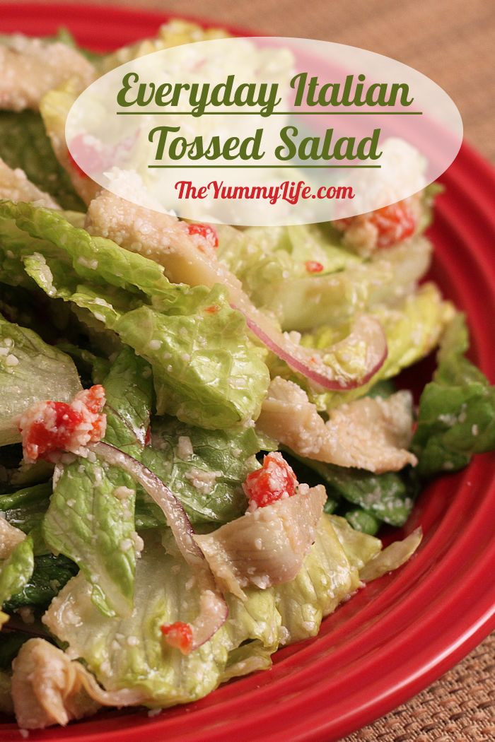 Everyday Italian Recipes
 Everyday Italian Tossed Salad