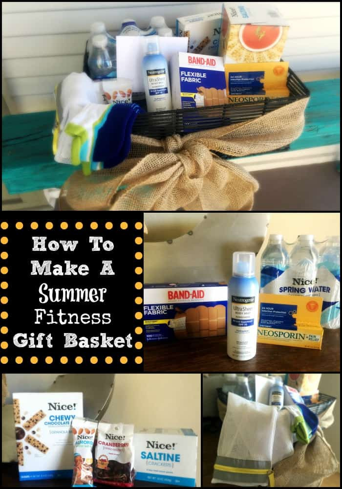 Exercise Gift Basket Ideas
 How To Make A Summer Fitness Gift Basket • Half Crazy Mama