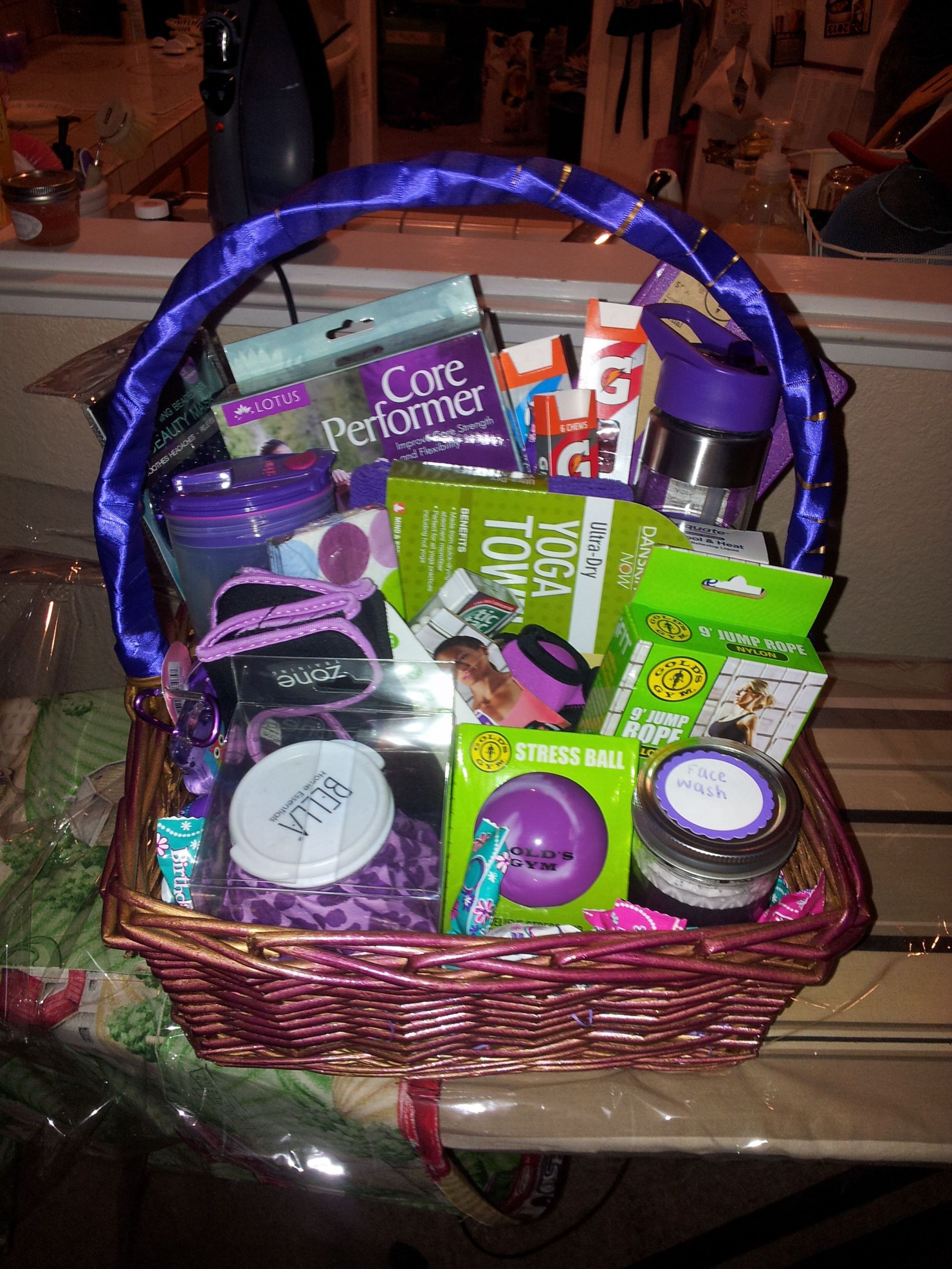 Exercise Gift Basket Ideas
 fitness themed t basket