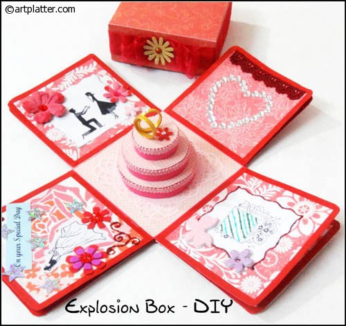Exploding Box DIY
 How to make an Explosion Box • Art Platter