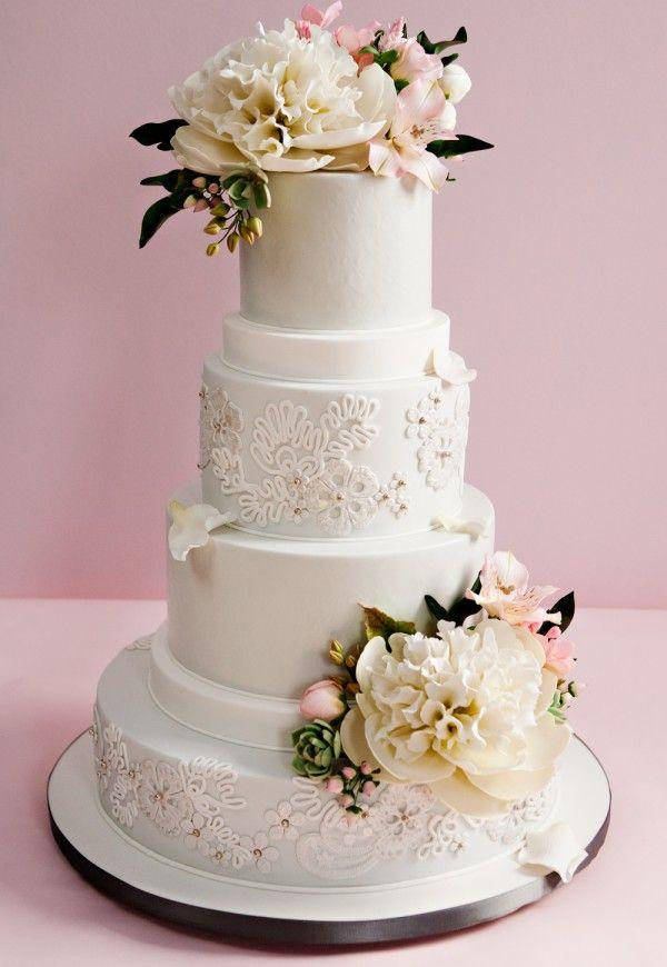 Exquisite Wedding Cakes
 PRETTIEST WEDDING CAKES WITH EXQUISITE DETAILS Weddbook