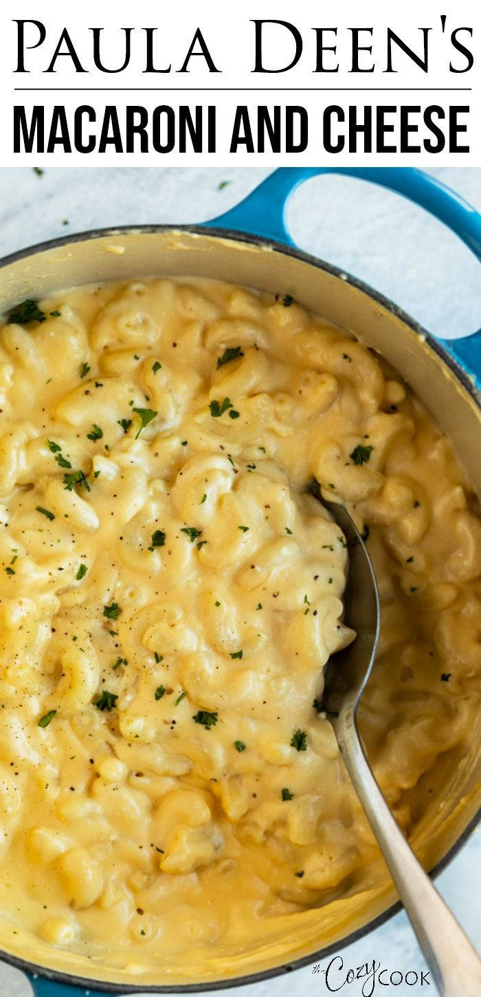 Extra Creamy Baked Macaroni And Cheese
 This EXTRA creamy Mac and Cheese Recipe from Paula Deen