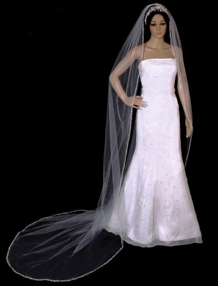 Extra Long Wedding Veils
 1000 images about Romantic Wedding Veils on Pinterest