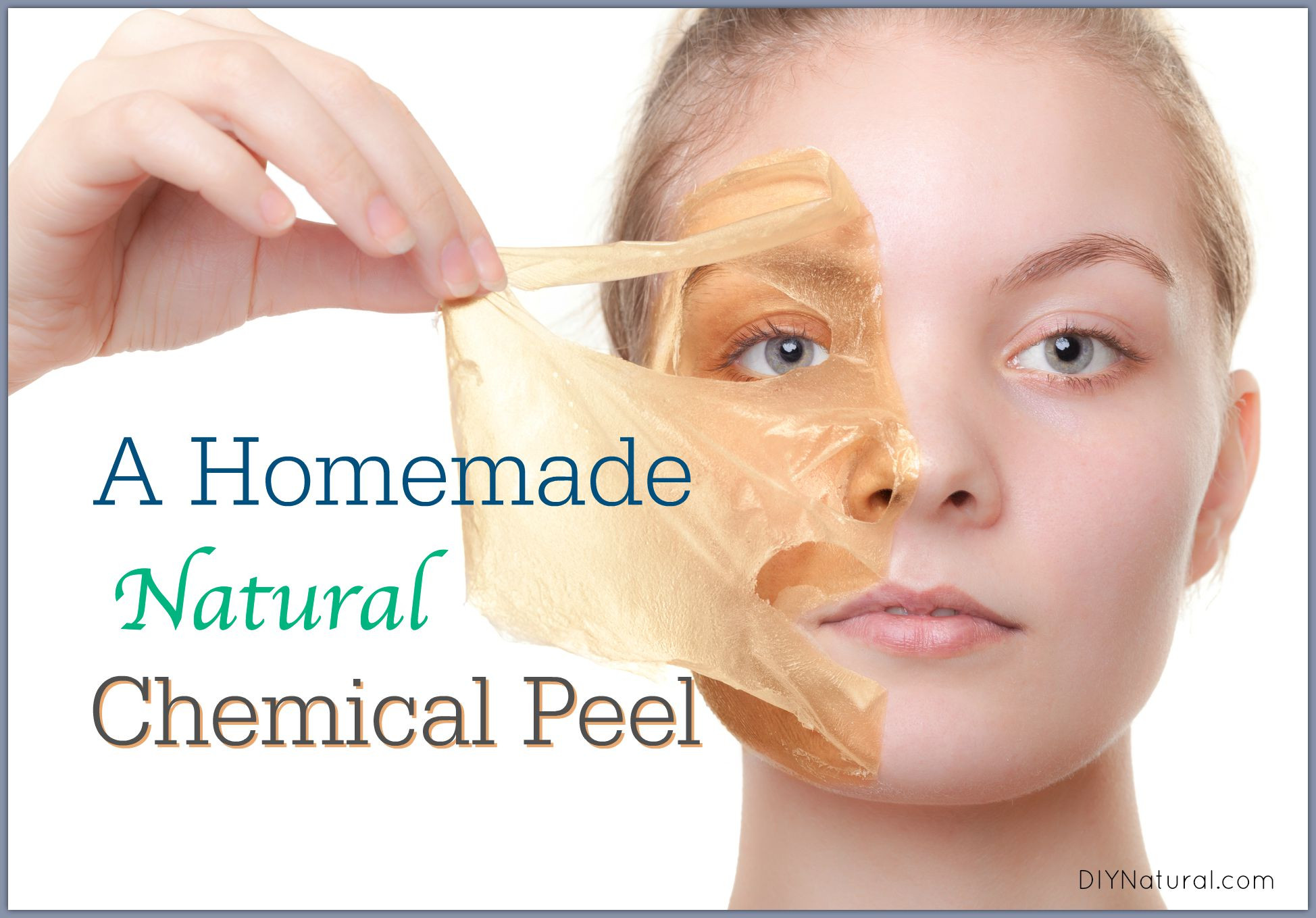 Face Peel Mask DIY
 A Natural and Homemade Chemical Peel Recipe