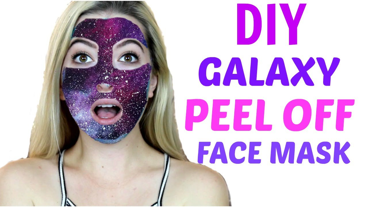 Face Peel Mask DIY
 DIY GALAXY PEEL OFF FACE MASK