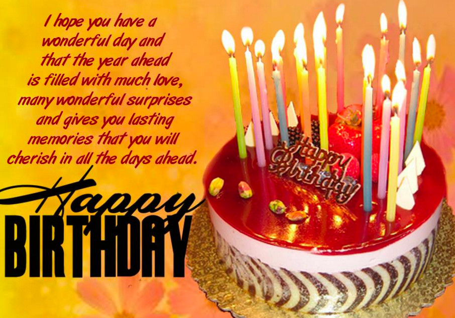 Facebook Birthday Wishes
 Great Happy Birthday Wishes Messages for your