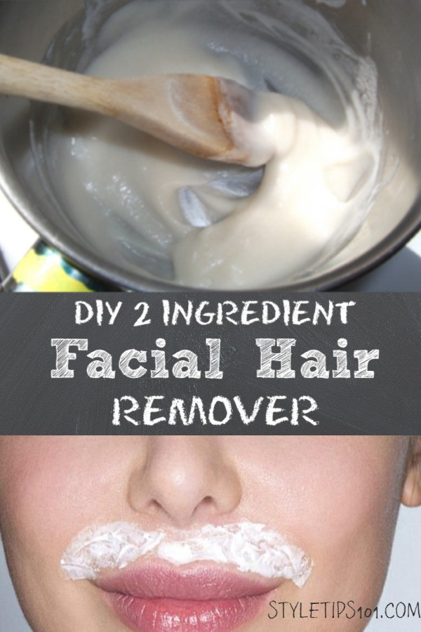 Facial Hair Removal DIY
 DIY Facial Hair Remover