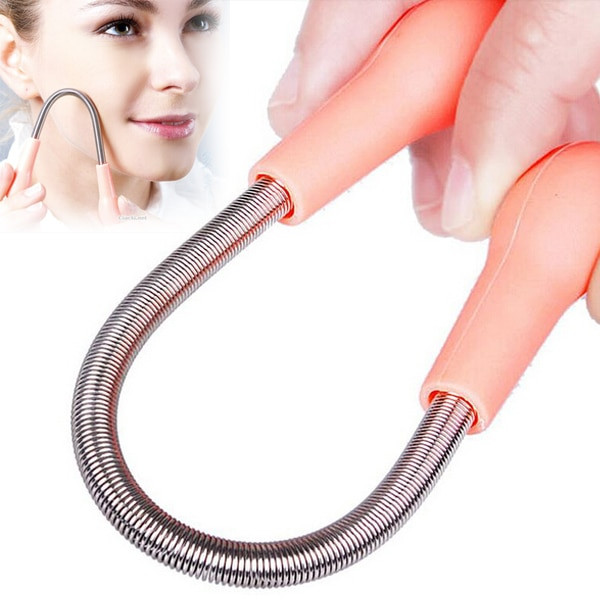 Facial Hair Removal DIY
 New Face Facial Hair Remover Spring Threading Removal