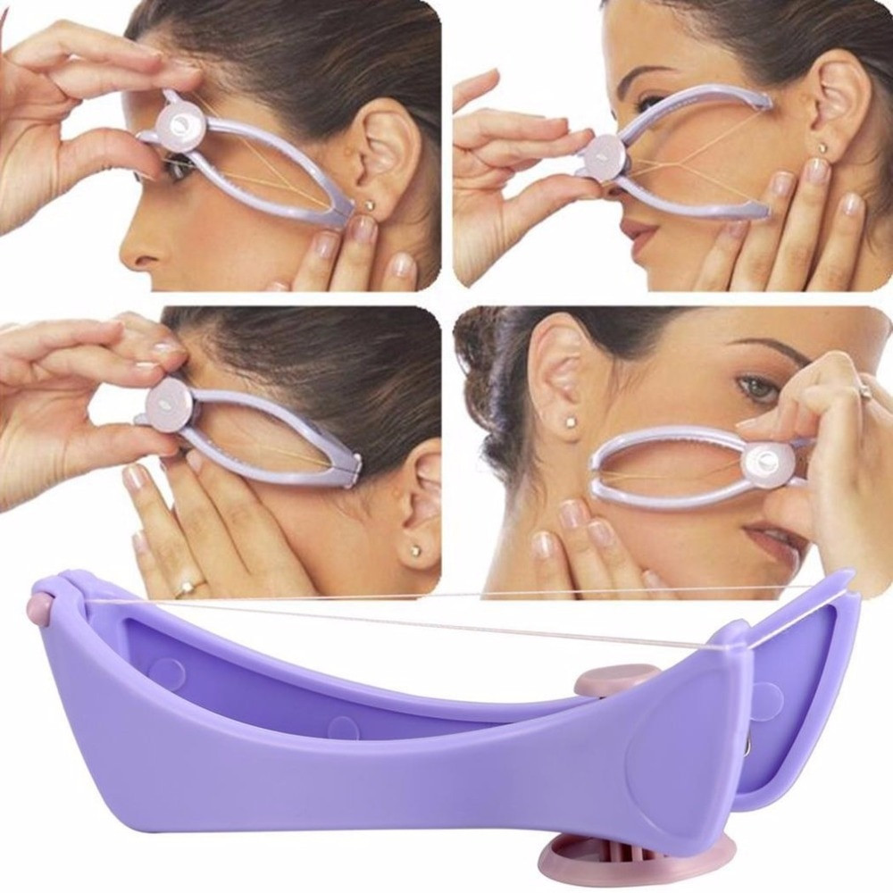 Facial Hair Removal DIY
 Women Mini Facial Hair Remover Spring Threading Face