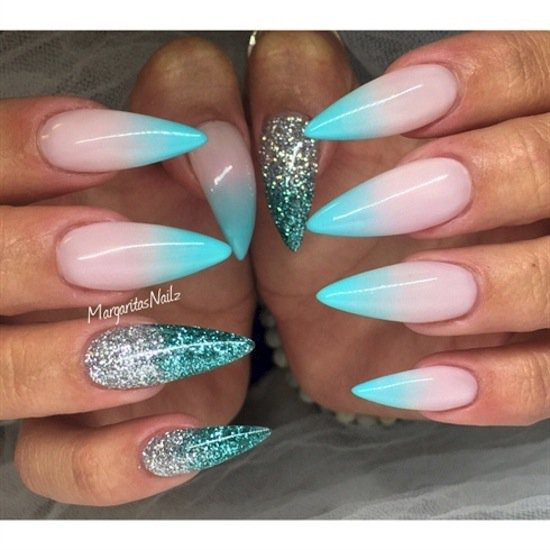 Fading Nail Designs
 14 Gorgeous Glitter Fade Nail Designs That Will Inspire You