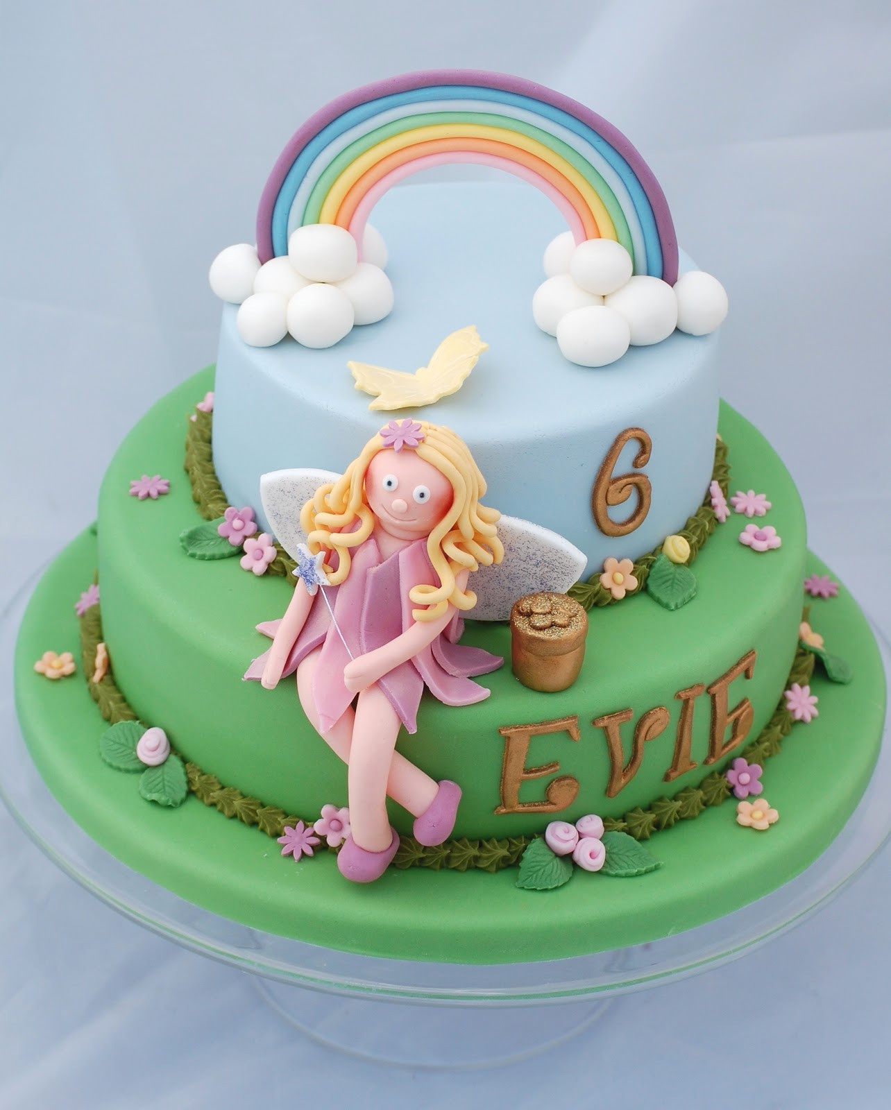 Fairy Birthday Cakes
 Vanilla Frost Rainbow Fairy Cake Evie s Birthday Part 2