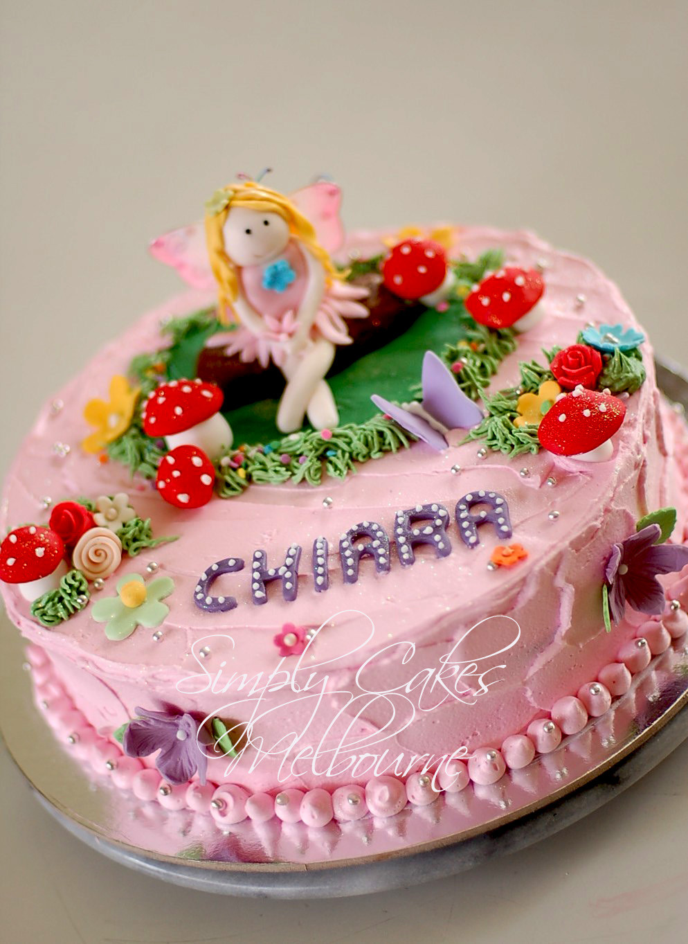 Fairy Birthday Cakes
 Simply Cakes Melbourne Fairy birthday cake