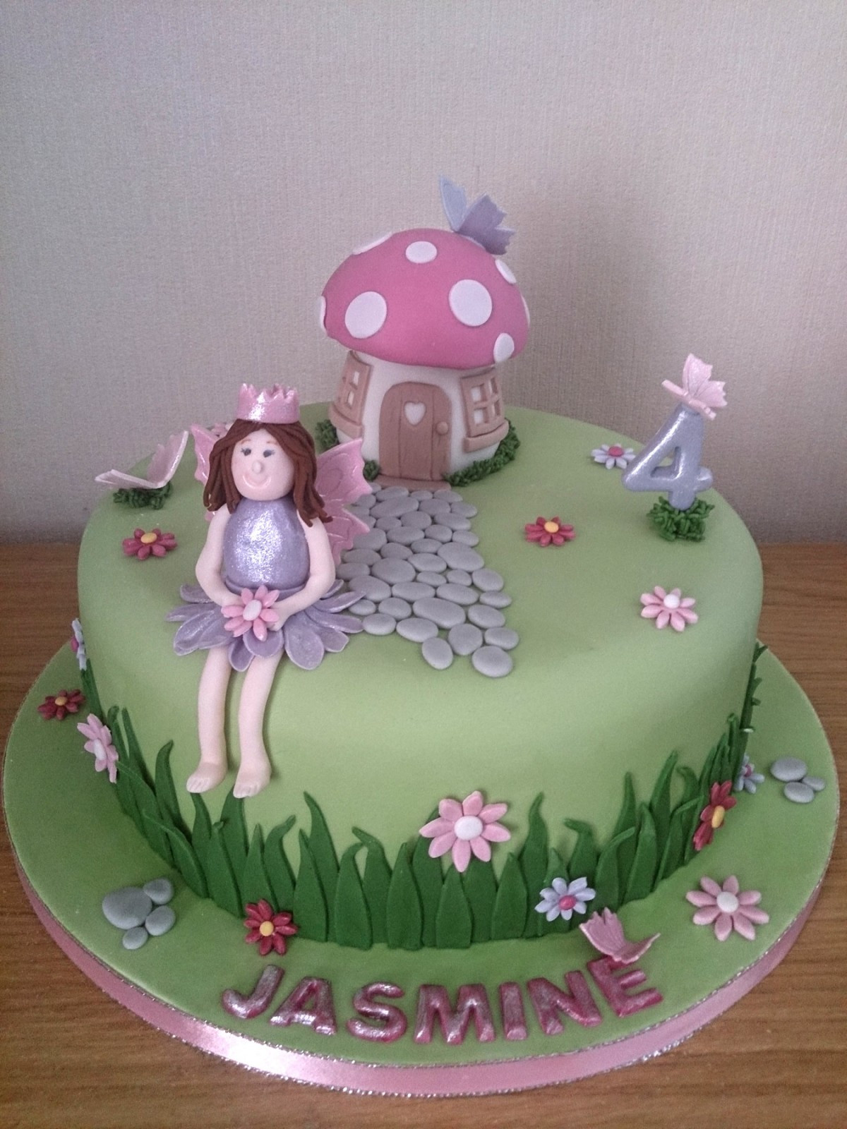 Fairy Birthday Cakes
 Fairy Princess Toadstool House Birthday Cake Susie s Cakes