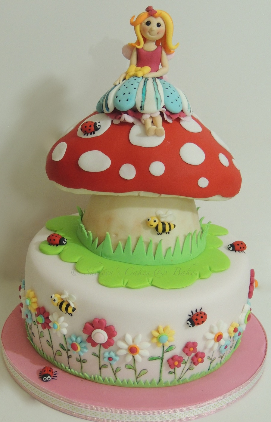 Fairy Birthday Cakes
 Fairy Toadstool Cake CakeCentral