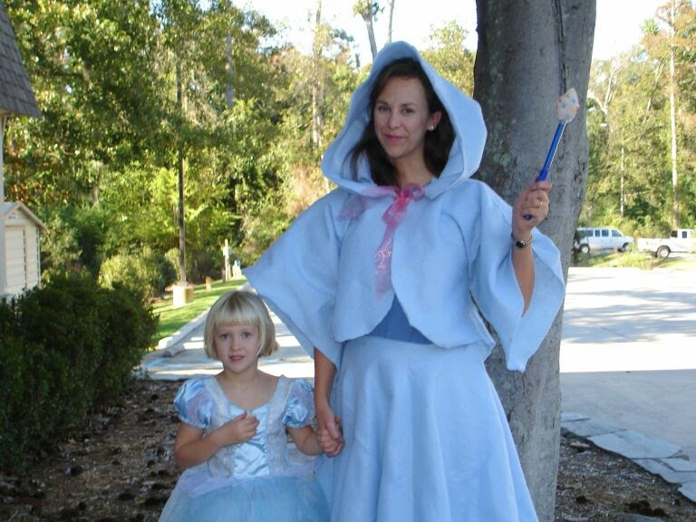 Fairy Godmother Costume DIY
 Painted Maypole A costume from safety pins a blanket