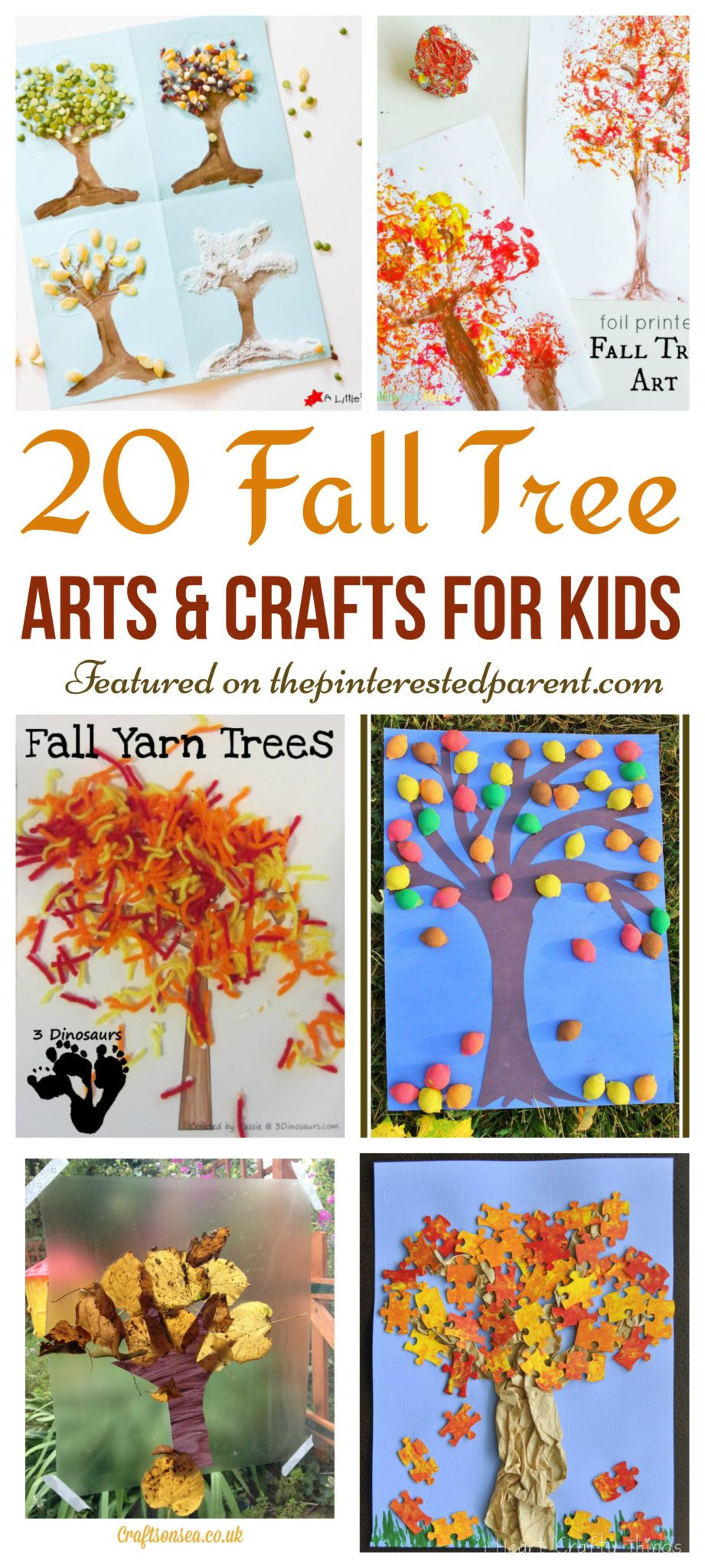 Fall Art Projects For Kids
 20 Fall Tree Arts & Crafts Ideas For Kids – The