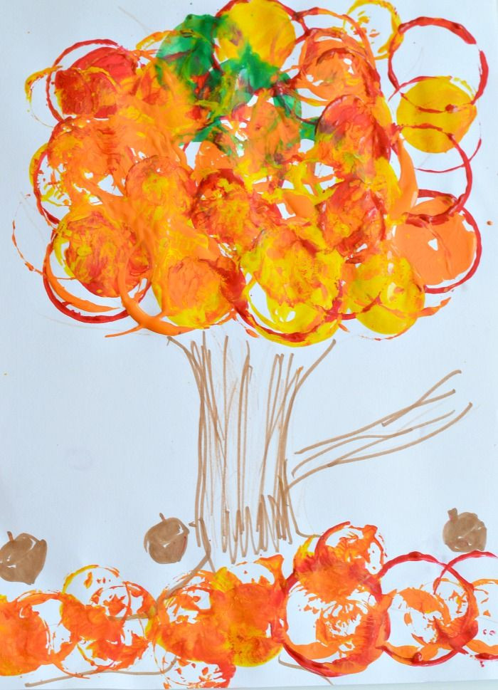 Fall Art Projects For Kids
 Fall Art Projects for Kids Easy fall tree printing