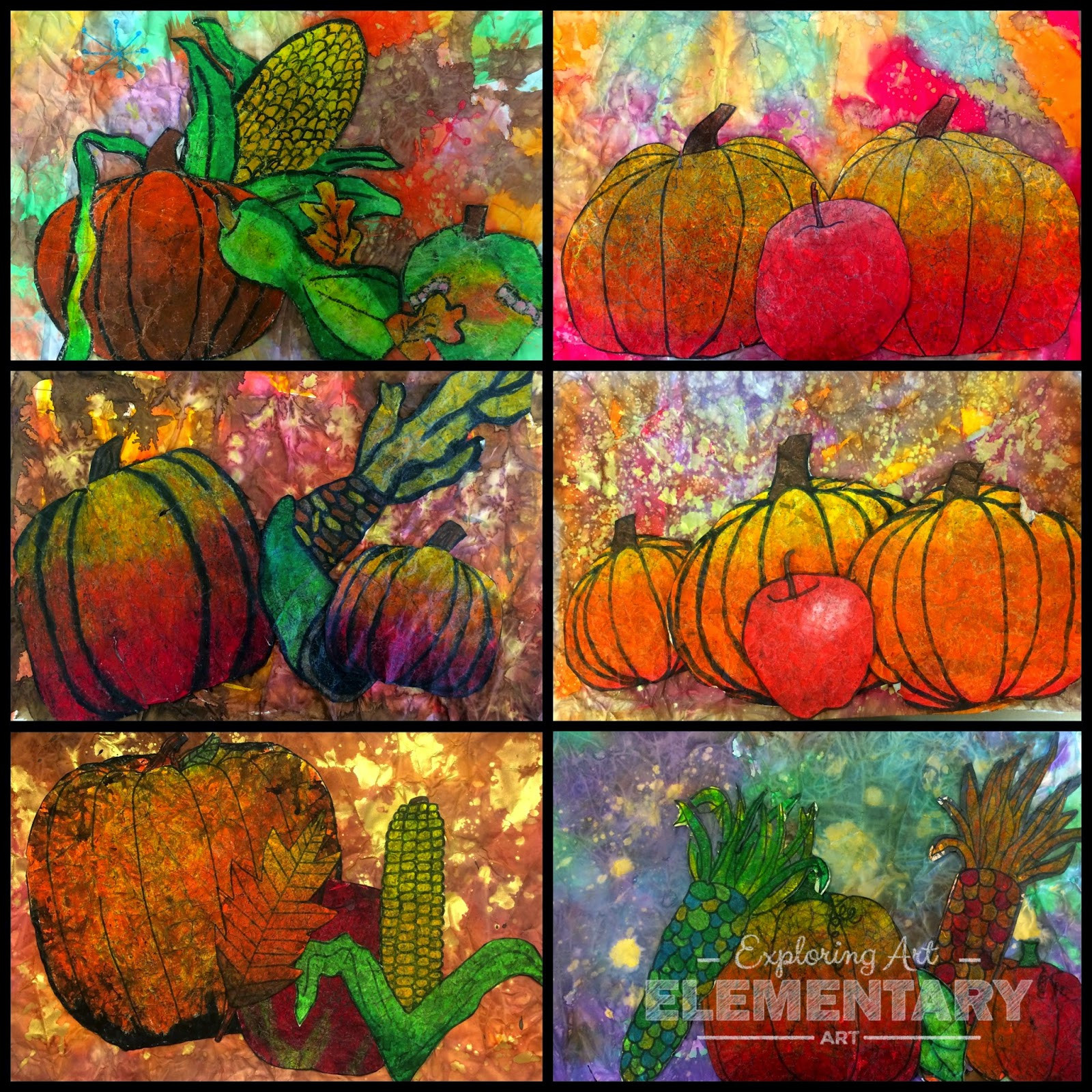 Fall Artwork Ideas
 Rounding out Autumn Lessons