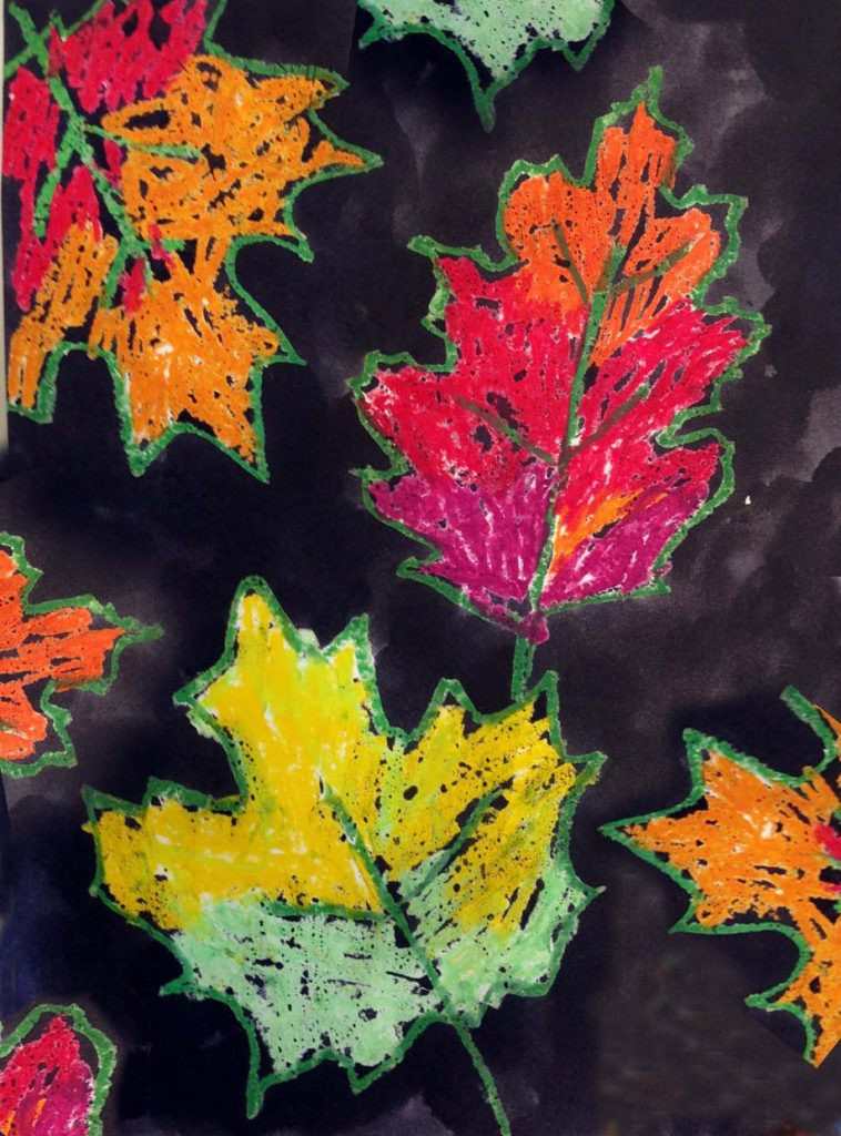 Fall Artwork Ideas
 Fall Leaf Art with India Ink · Art Projects for Kids