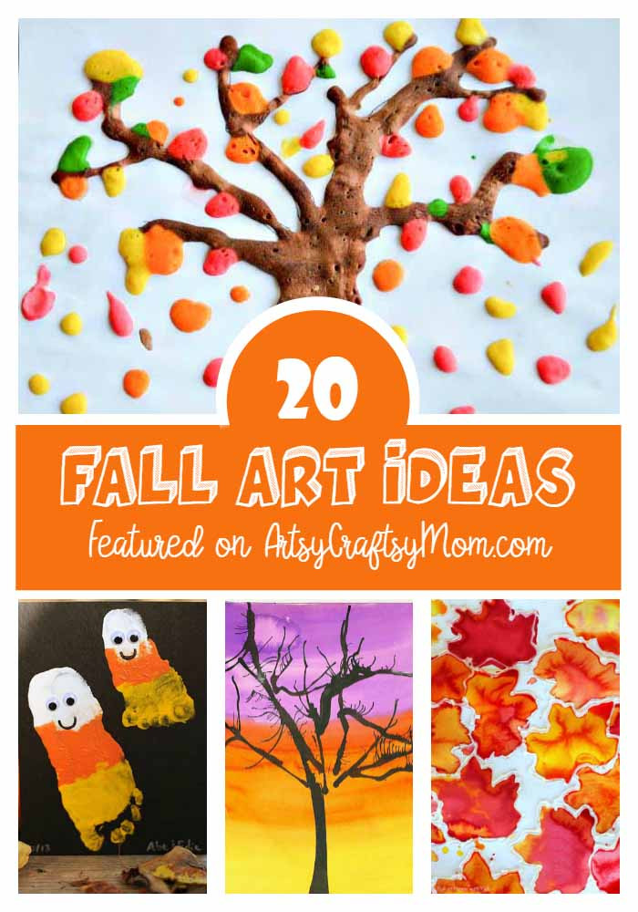 Fall Artwork Ideas
 20 Fall Art Ideas You’ll Fall In Love With Artsy Craftsy Mom