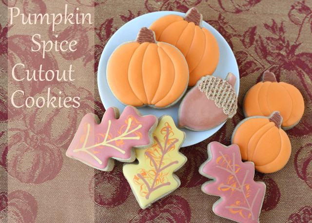 Fall Cut Out Cookies
 Pumpkin Spice Cutout Cookies Glorious Treats