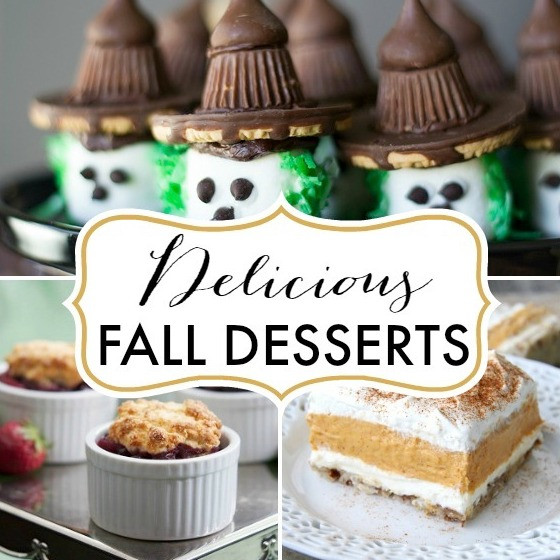 Fall Desserts Pinterest
 7 Delicious Fall Desserts The Happy Housie