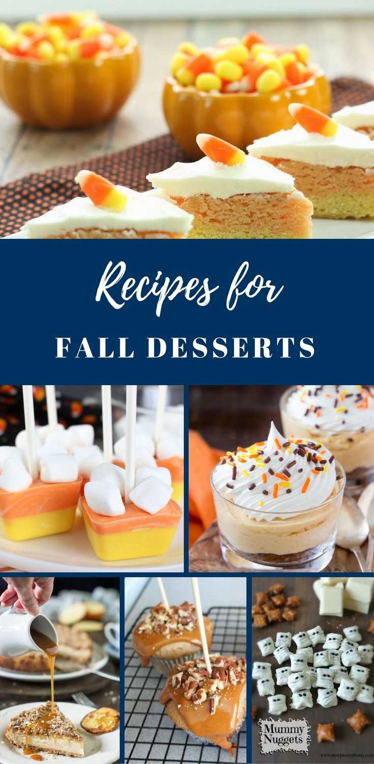 Fall Desserts Pinterest
 Recipes for Fall Desserts Link Party Happy Family Blog