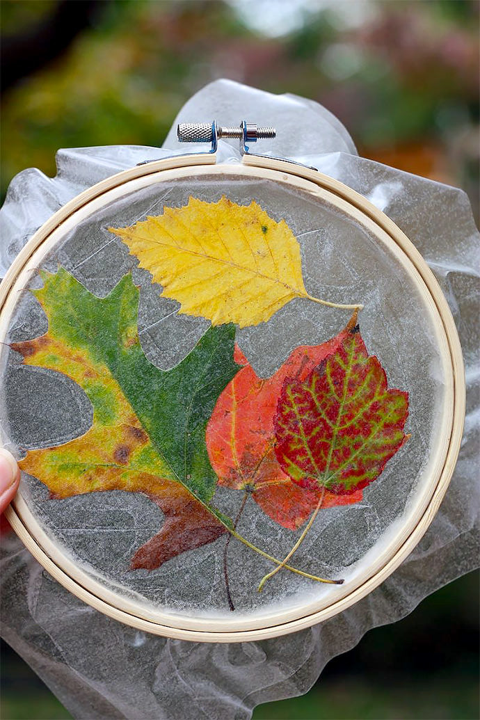 Fall Leaf Crafts For Kids
 Fall Crafts Playing with Leaves and Twigs