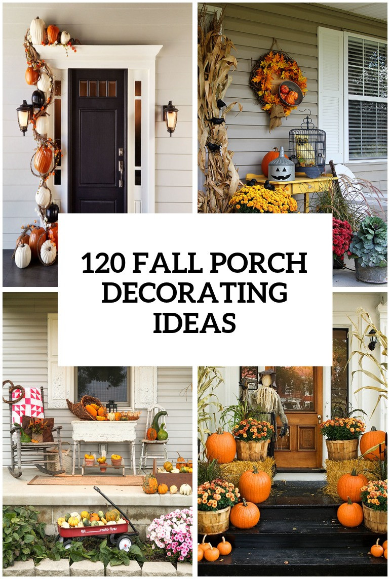 Fall Porch Decor
 120 Fall Porch Decorating Ideas Shelterness