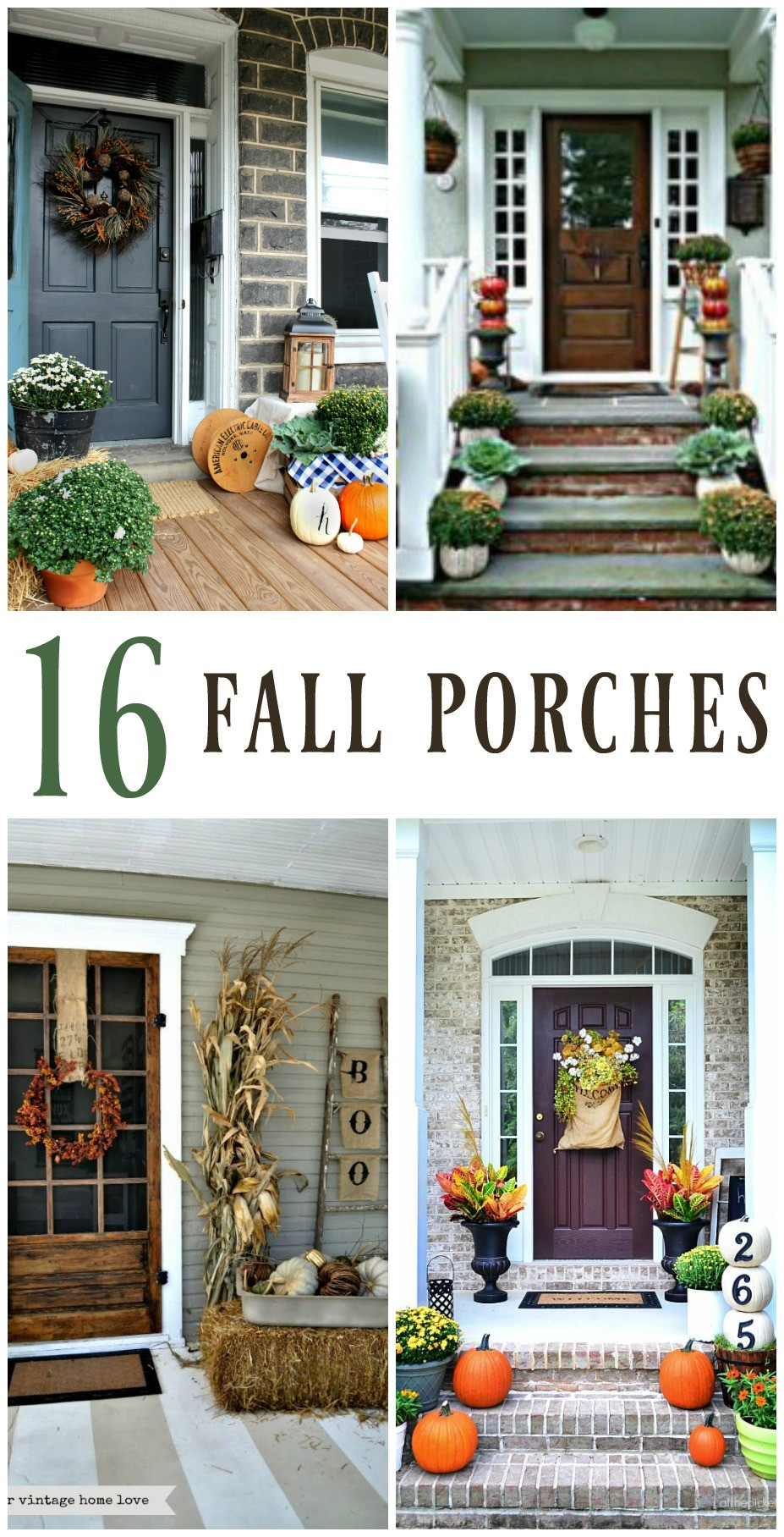 Fall Porch Decor
 16 Inspiring Fall Porch Decorating Ideas Christinas