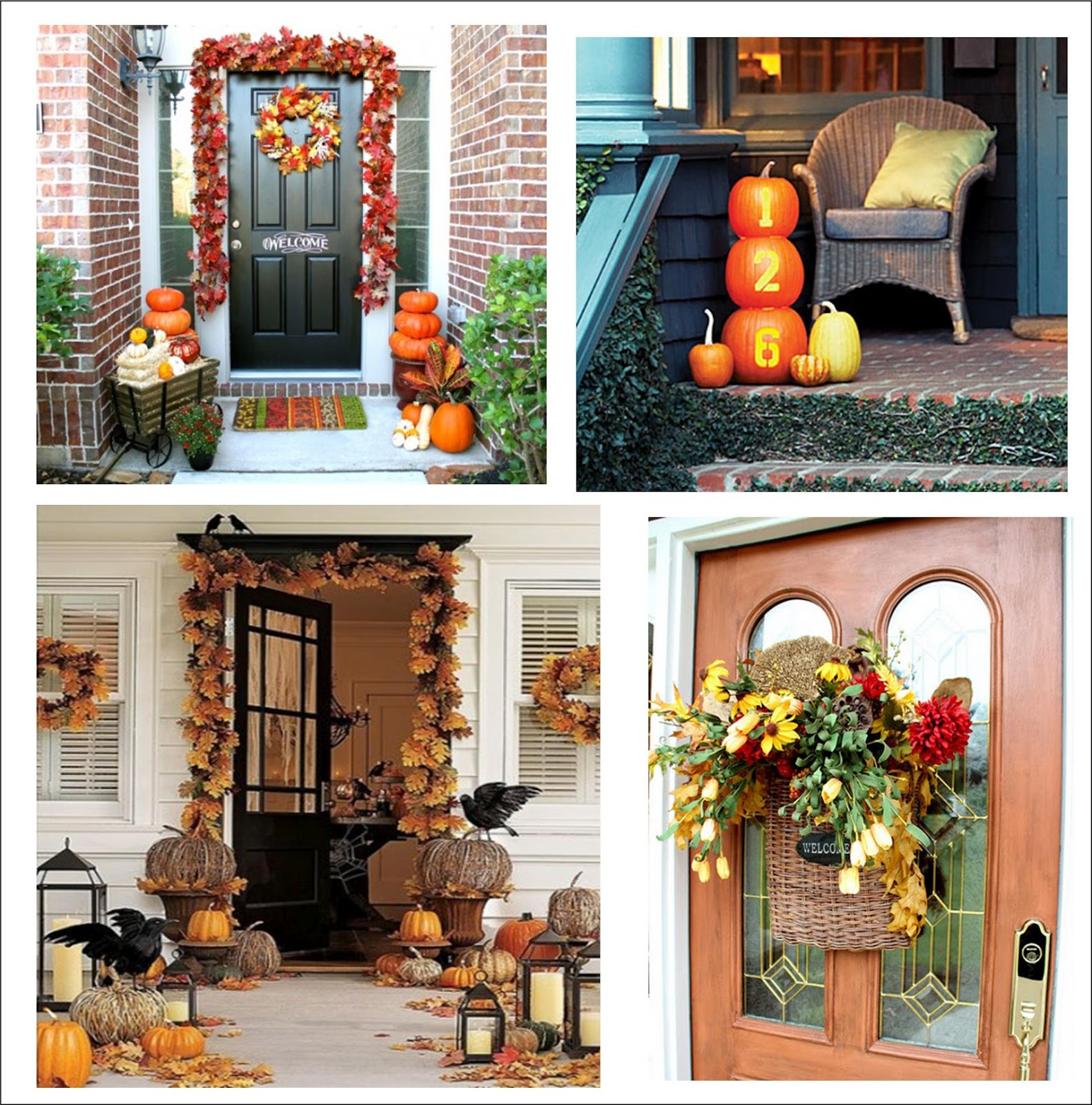 Fall Porch Decor
 It s Written on the Wall 90 Fall Porch Decorating Ideas