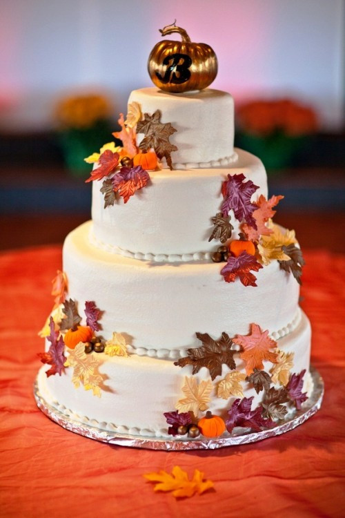 Fall Wedding Cakes Ideas
 24 Great Ideas for Fall Wedding Cake Decoration Style