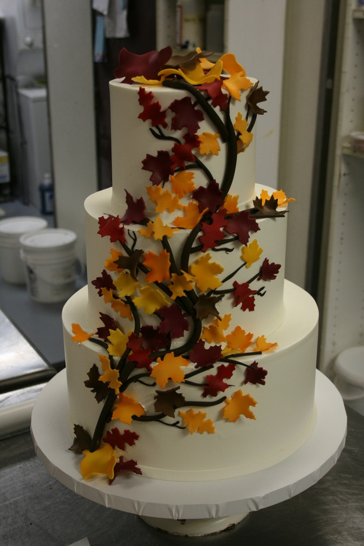 Fall Wedding Cakes Ideas
 49 best images about Fall Wedding Cakes on Pinterest