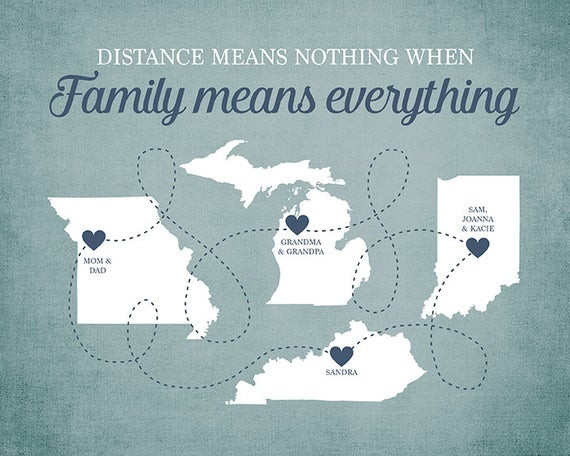 Family Distance Quotes
 Family Means Everything Quote Long Distance Family Members