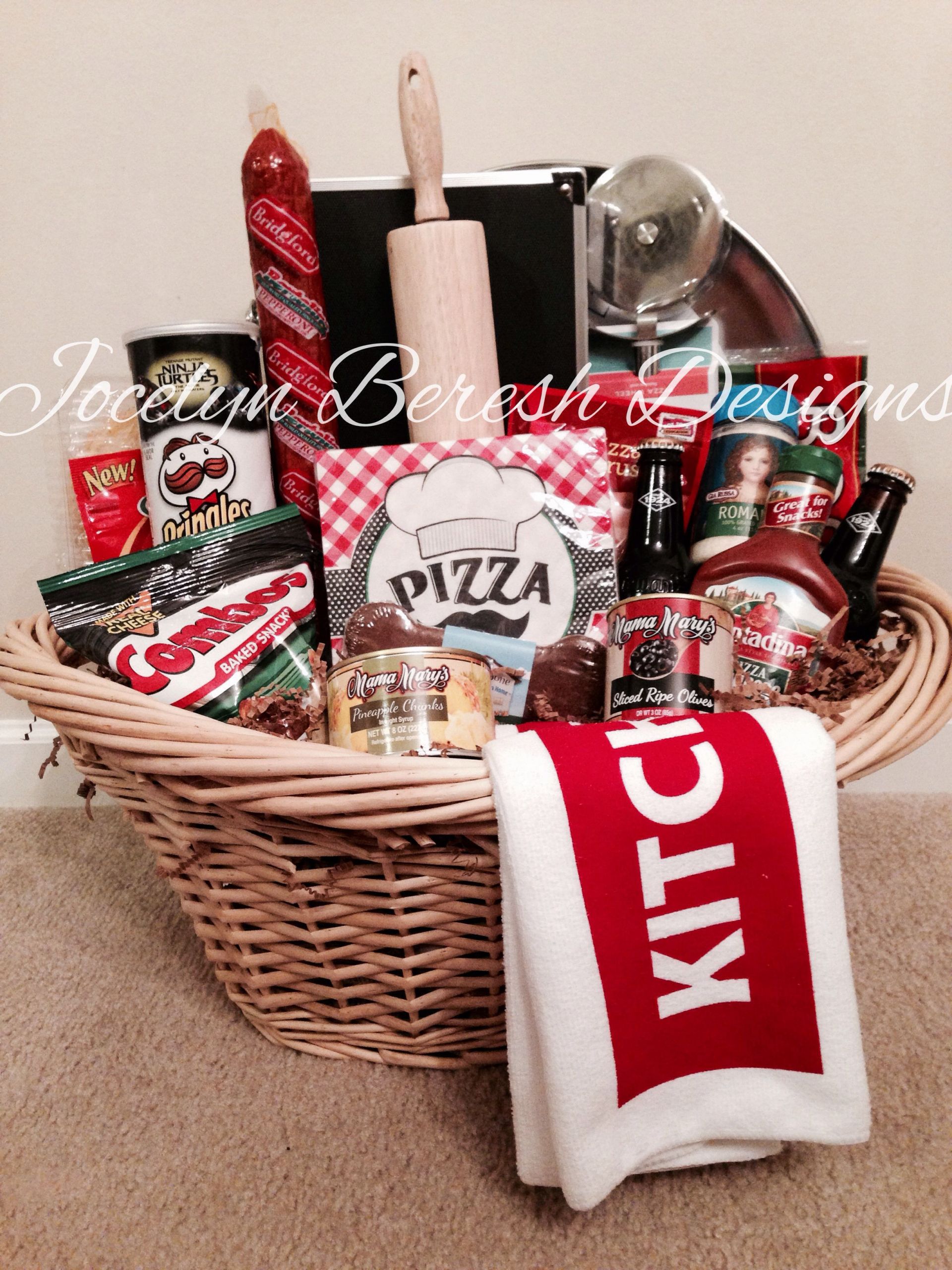 Family Fun Gift Basket Ideas
 Pizza Night Basket by jocelynbereshdesigns Luxury t