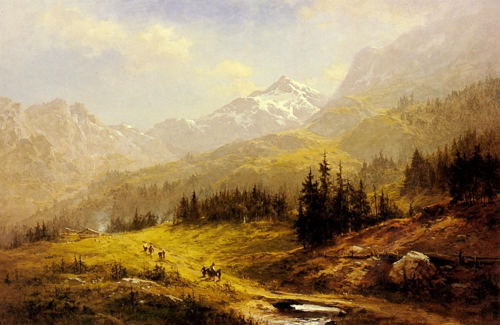 Famous Landscape Painters
 Awesome Benjamin Williams Paint 4 Landscape Famous Oil
