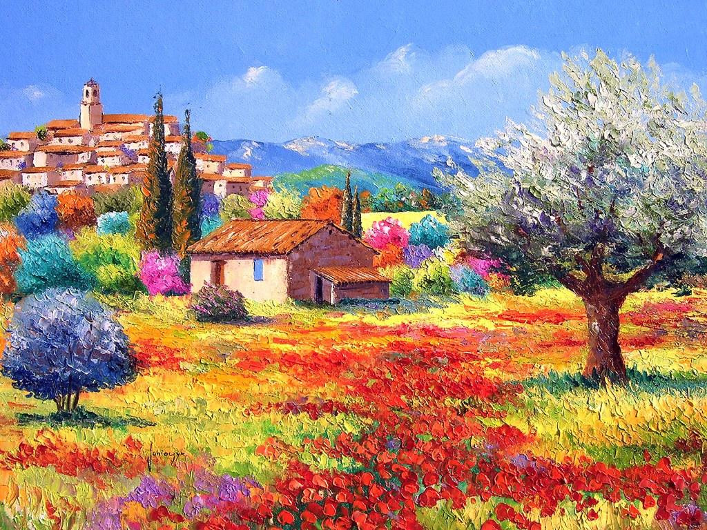 Famous Landscape Painters
 Sharing The World To her Jean Marc Janiaczyk Landscape