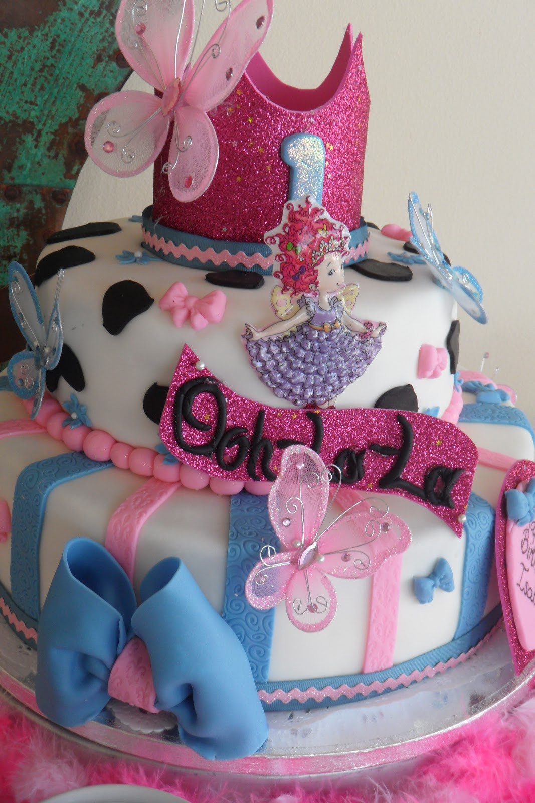 Fancy Birthday Cakes
 Dnichys Cakes and Cookies Fancy Nancy Cake