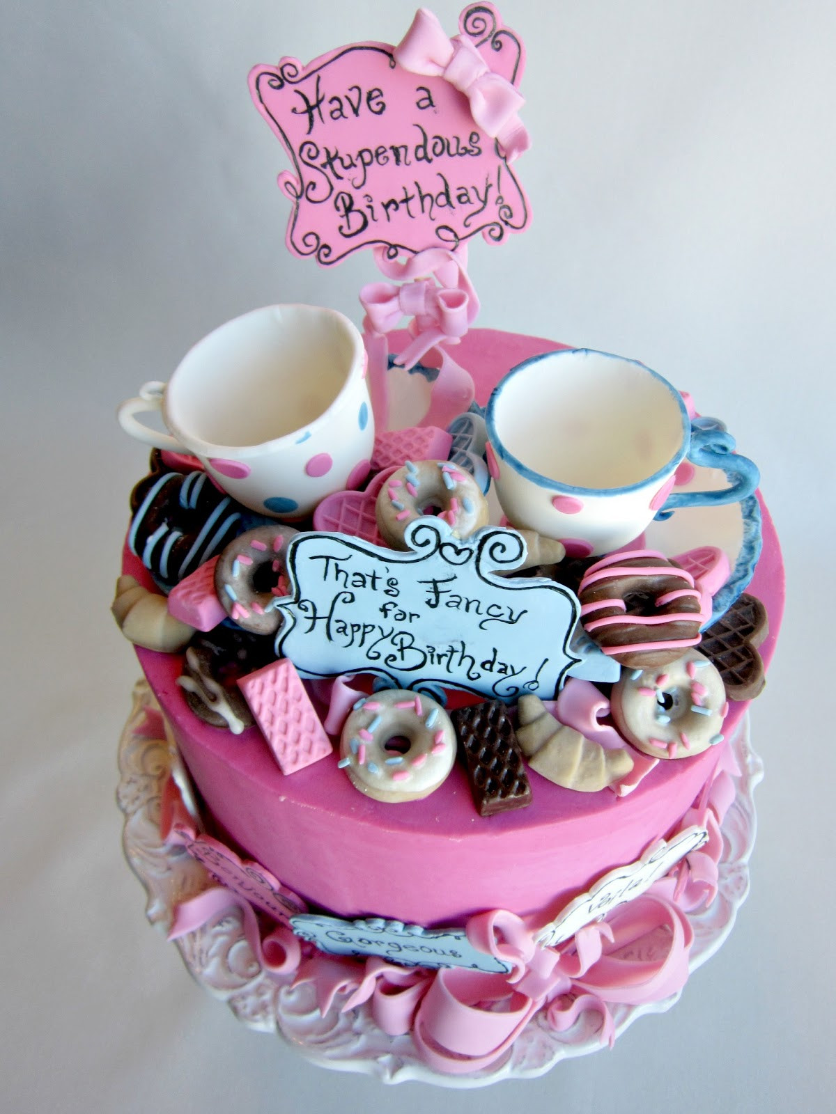 Fancy Birthday Cakes
 Delectable Cakes Most Stupendous Fancy Nancy Birthday Cake
