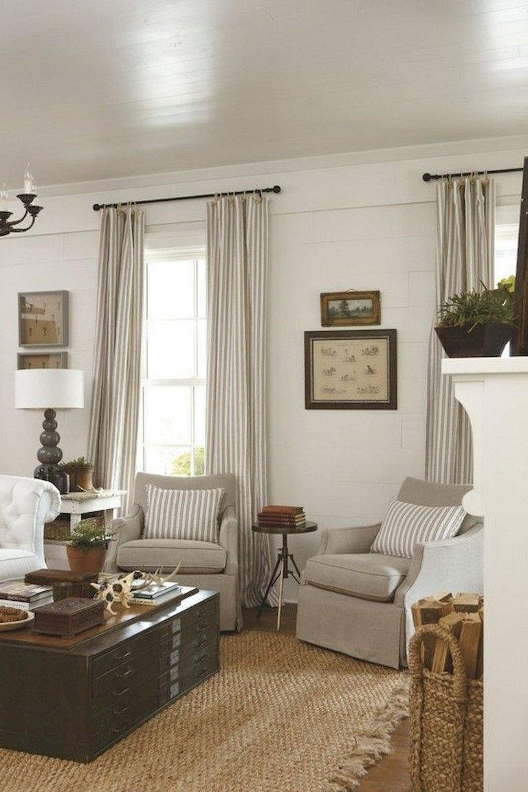 Farmhouse Curtains For Living Room
 90 Awesome Modern Farmhouse Curtains for Living Room