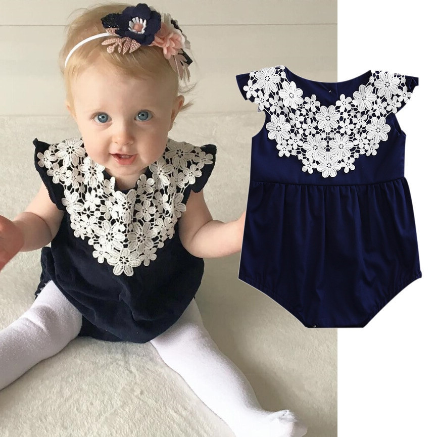 Fashion Baby Girls Clothes
 Fashion Baby Girls Clothing Newborn Infant Romper Lace