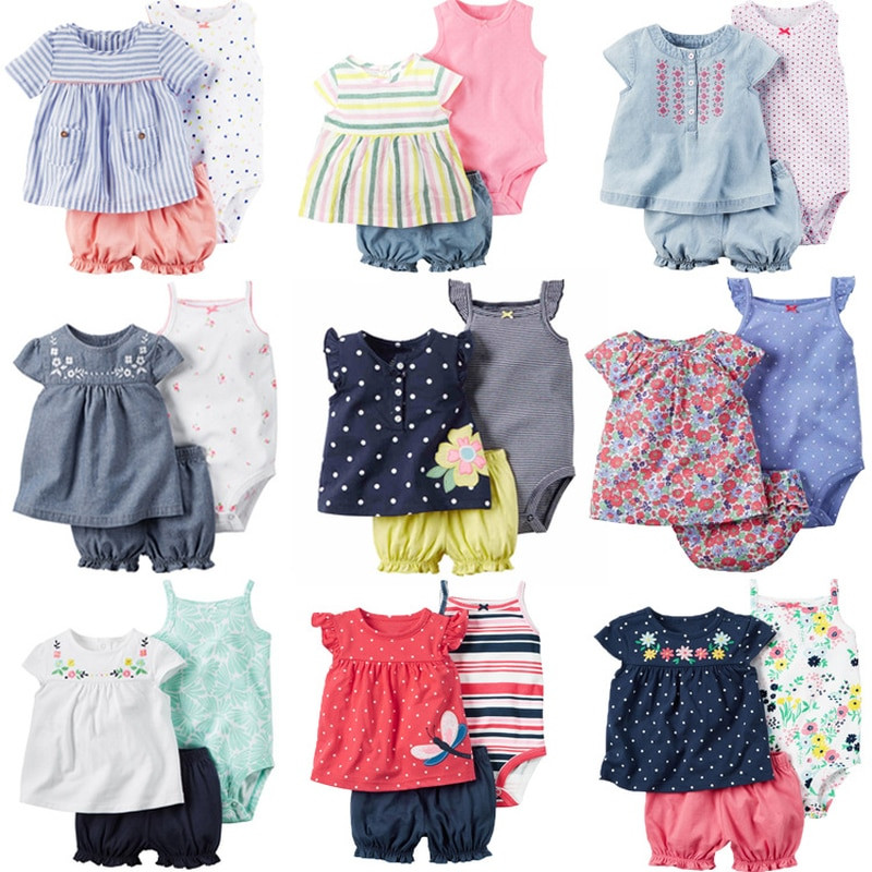 Fashion Clothes For Baby Girls
 Aliexpress Buy 2018 Baby Girl Clothing Set Summer