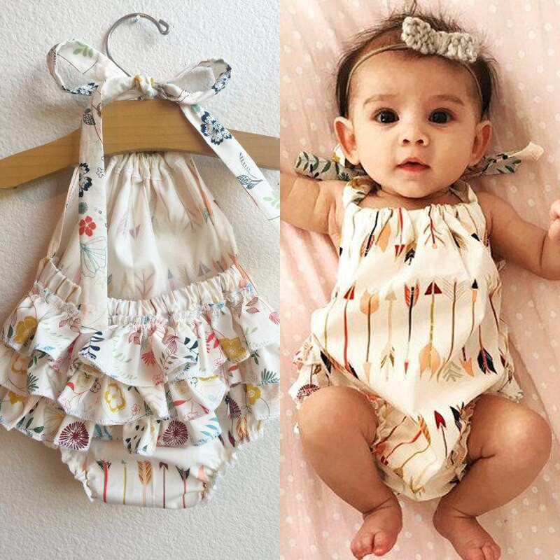 Fashion Clothes For Baby Girls
 Cute Children Kids Baby Girl Clothes Bodysuit Summer