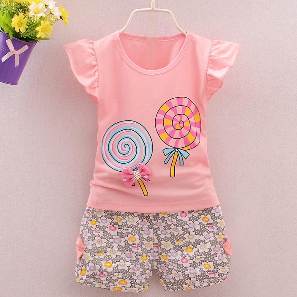 Fashion Clothes For Baby Girls
 Fashion 2018 lovely baby girl clothes 2PCS Toddler Kids